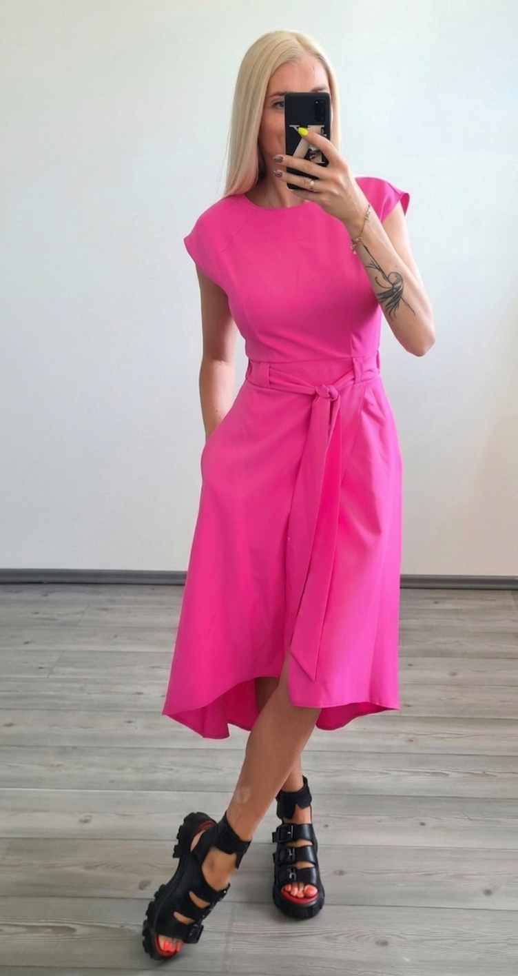 Suknelė "Liepsna" rožinė