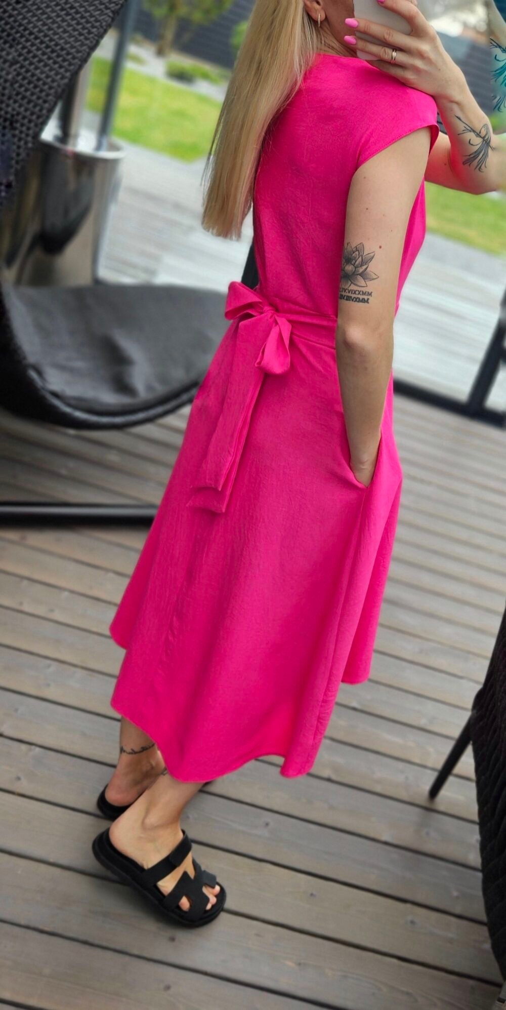 Suknelė "Liepsna" rožinė