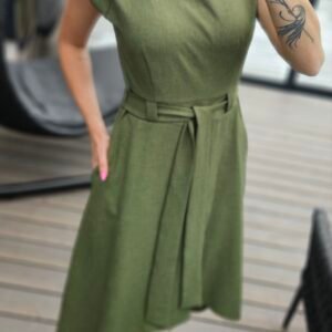 Suknelė "Liepsna" chaki