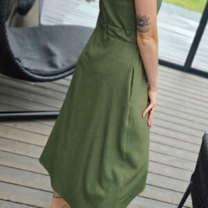 Suknelė "Liepsna" chaki