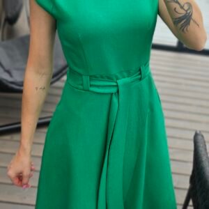 Suknelė "Liepsna" žalia