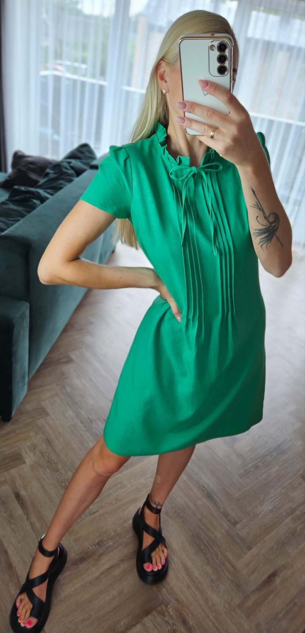 Suknelė "Harmonia" žalia