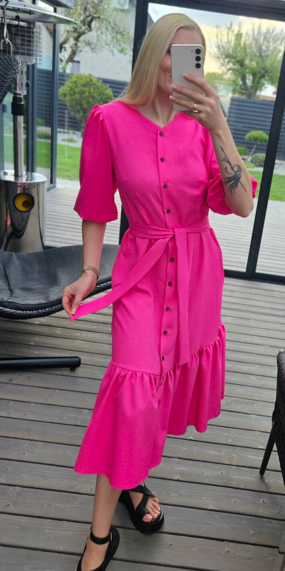 Suknelė "Mūza" rožinė