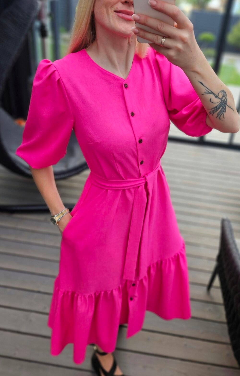 Suknelė "Mūza" rožinė