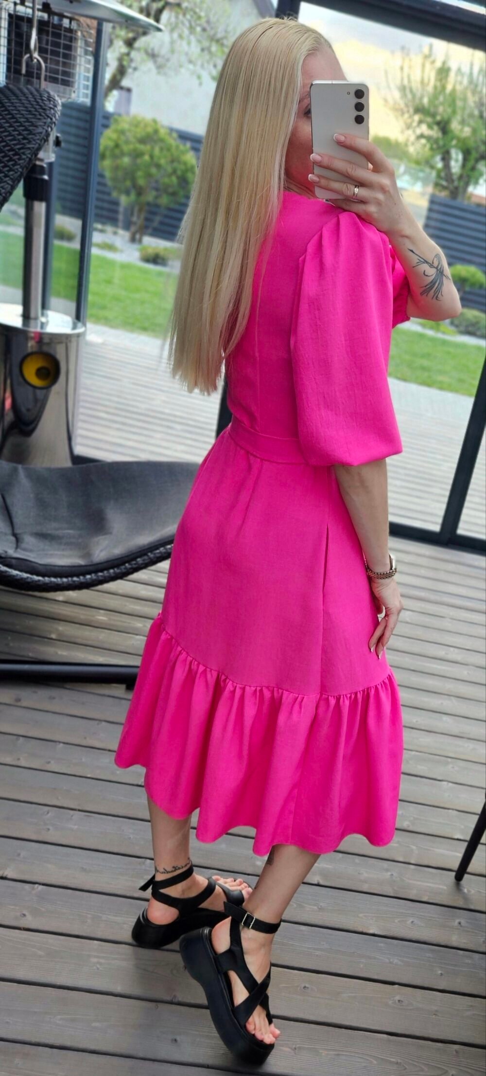 Suknelė "Mūza" rožinė
