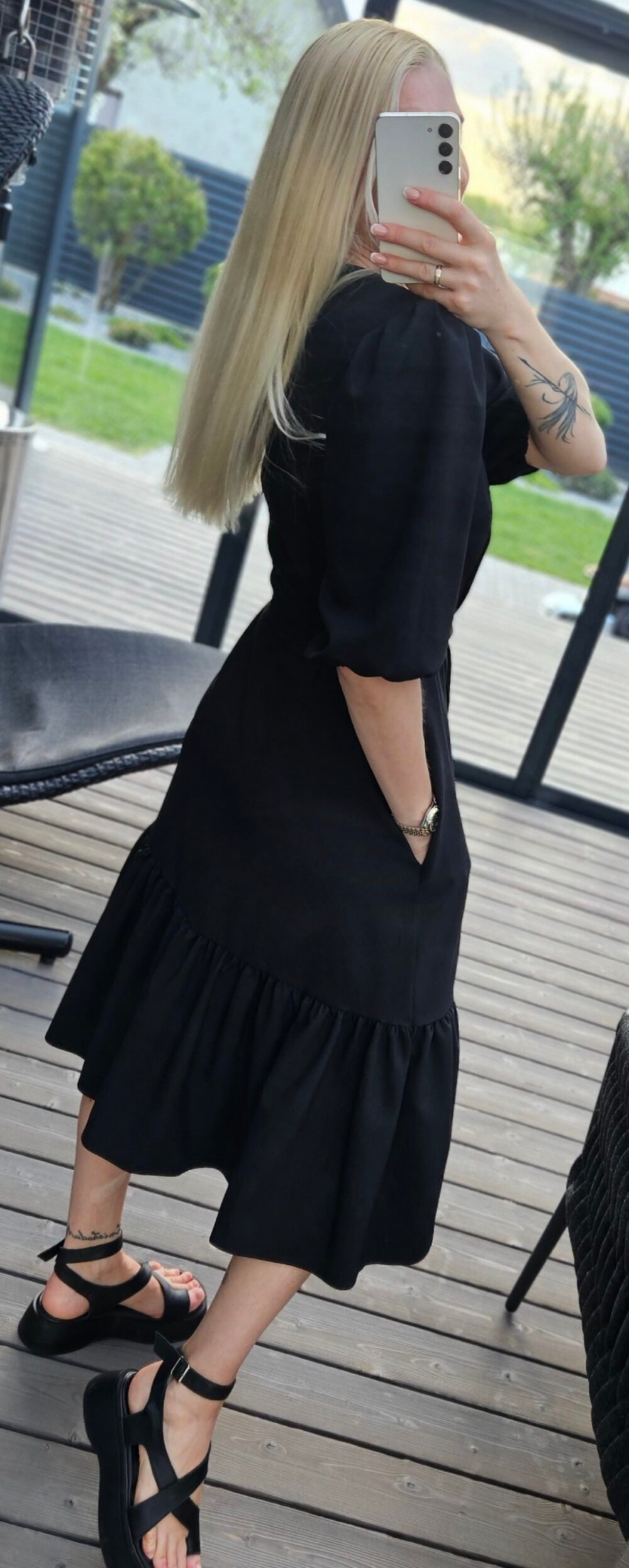 Suknelė "Mūza" juoda