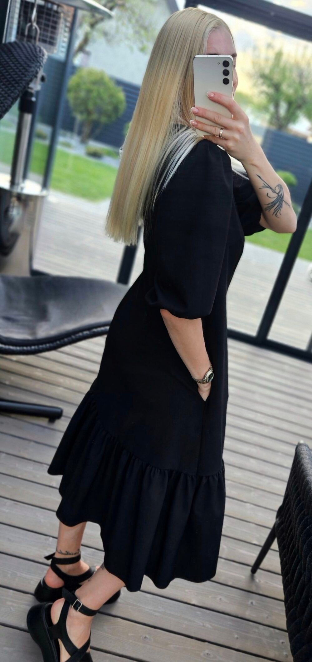 Suknelė "Mūza" juoda