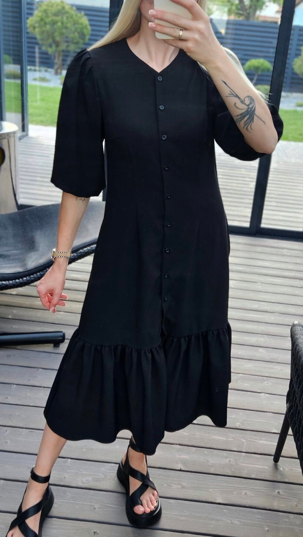 Suknelė "Mūza" juoda