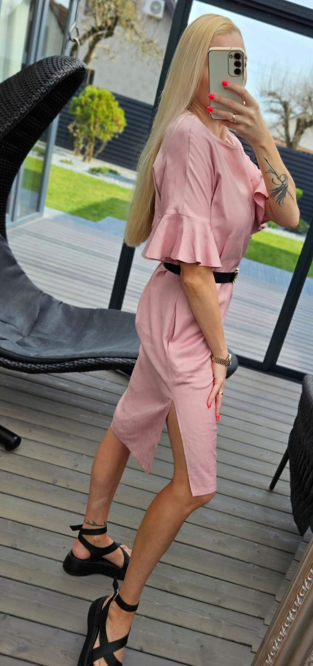 Suknelė "Rozi" rausva