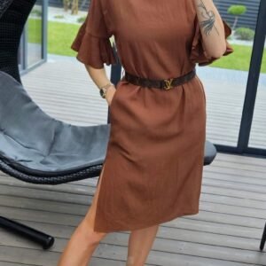 Suknelė "Rozi" ruda