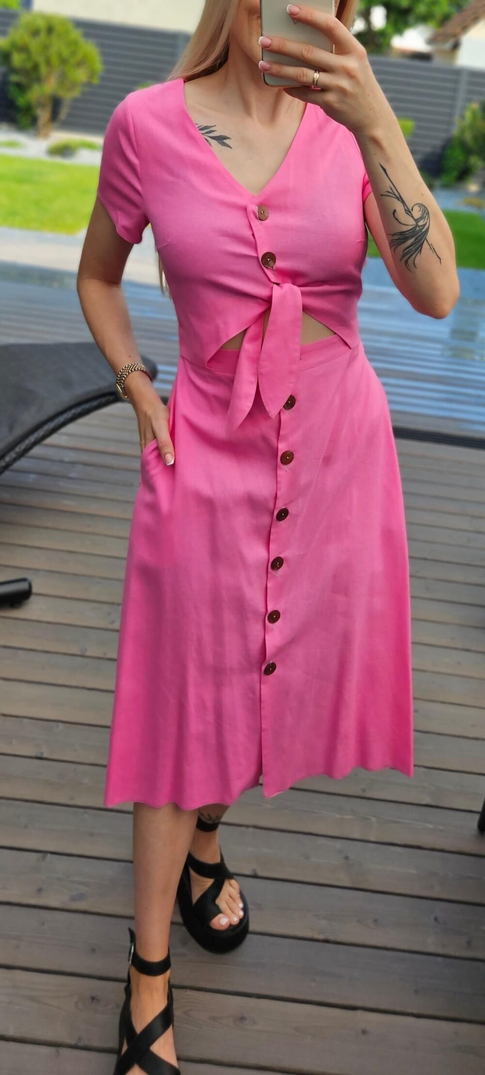 Suknelė "Flirtas" rožinė