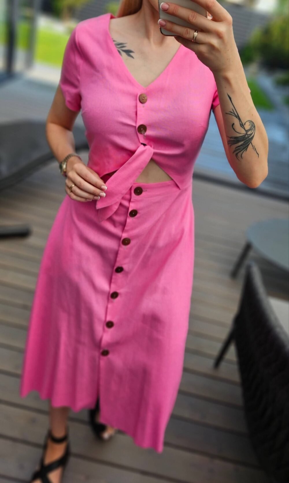 Suknelė "Flirtas" rožinė