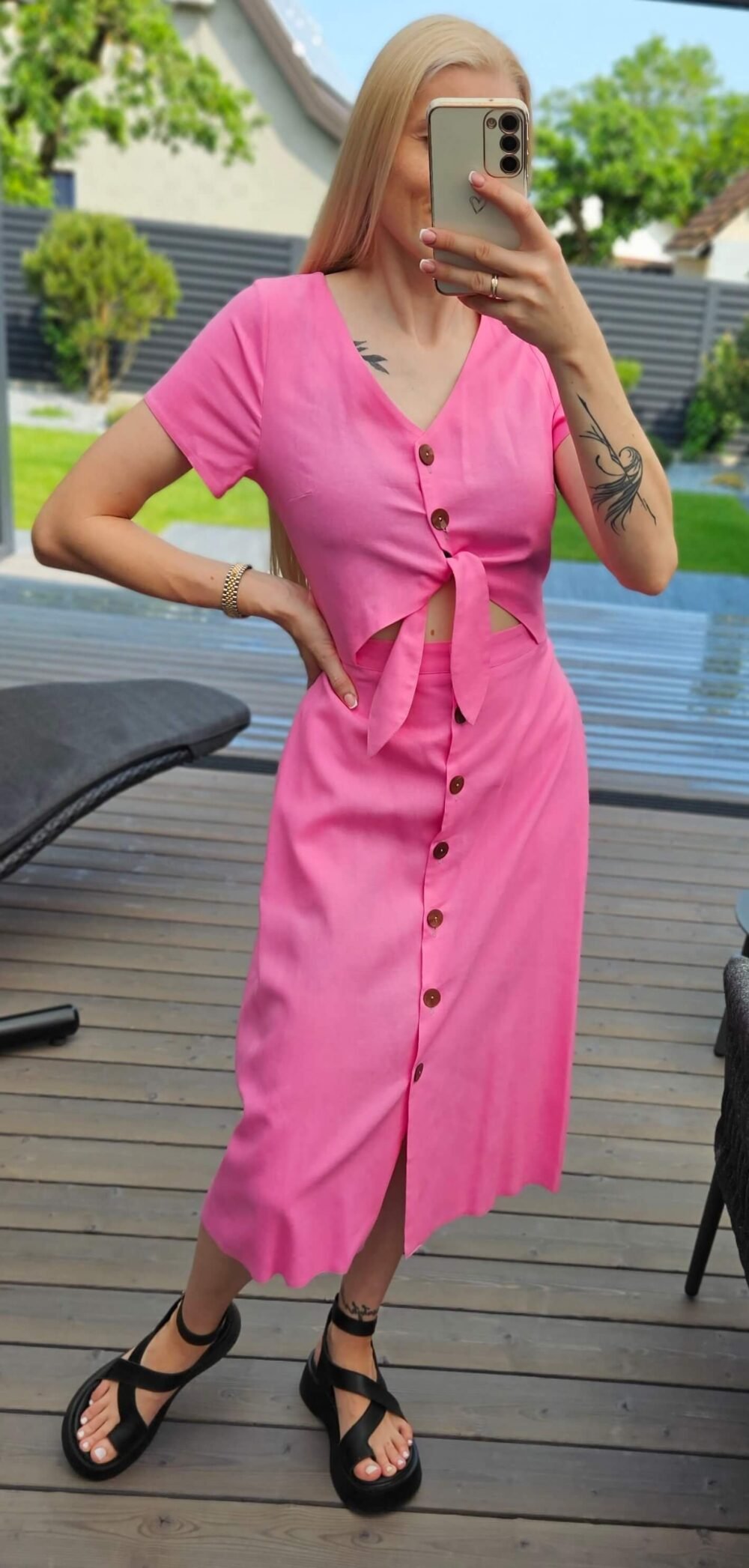 Suknelė "Flirtas" rožinė