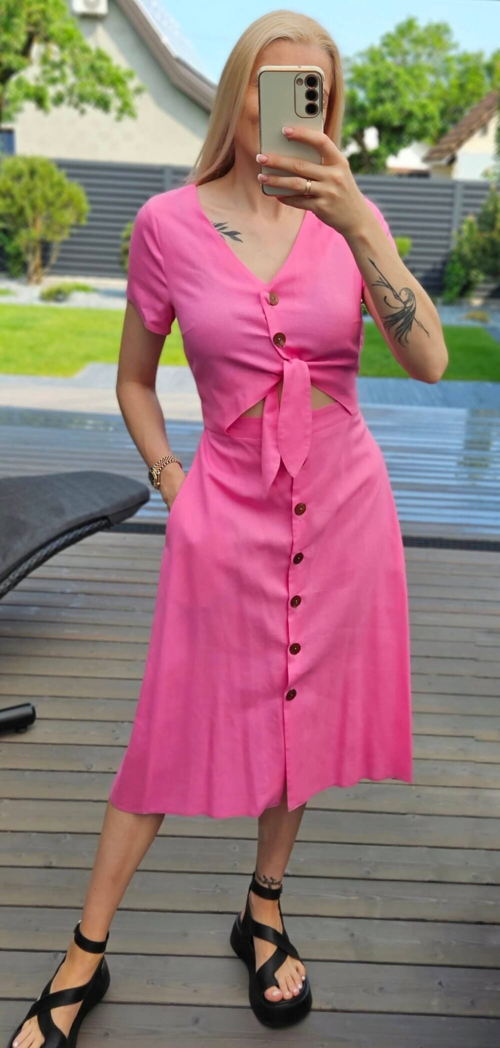 Suknelė "Flirtas" rožinė