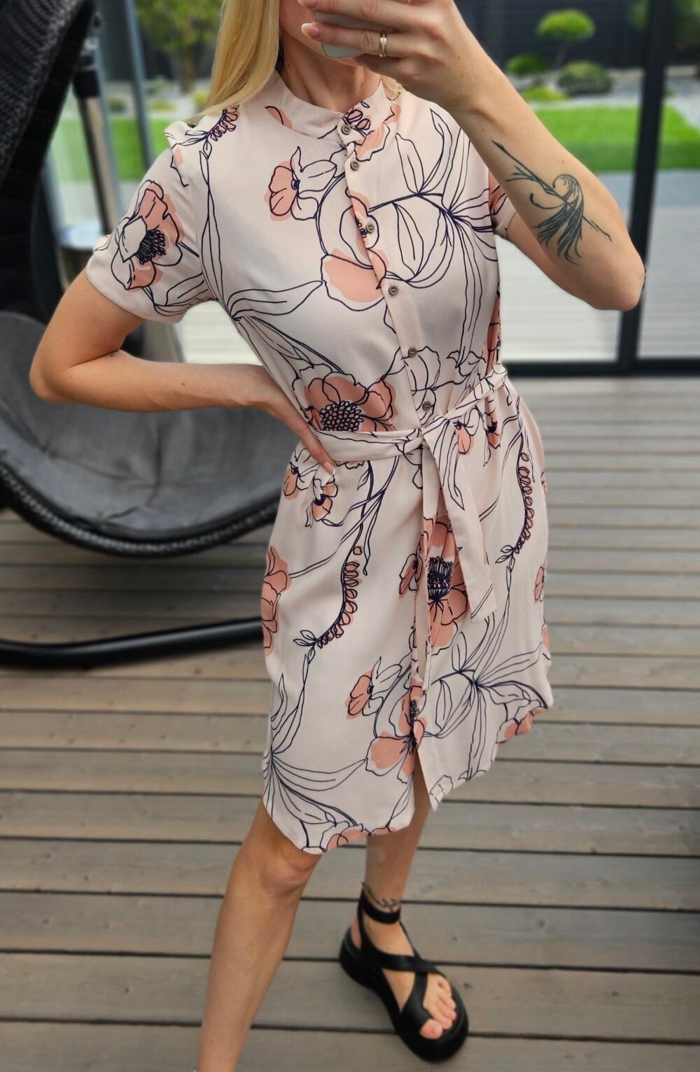 Suknelė "Bloom" rausva