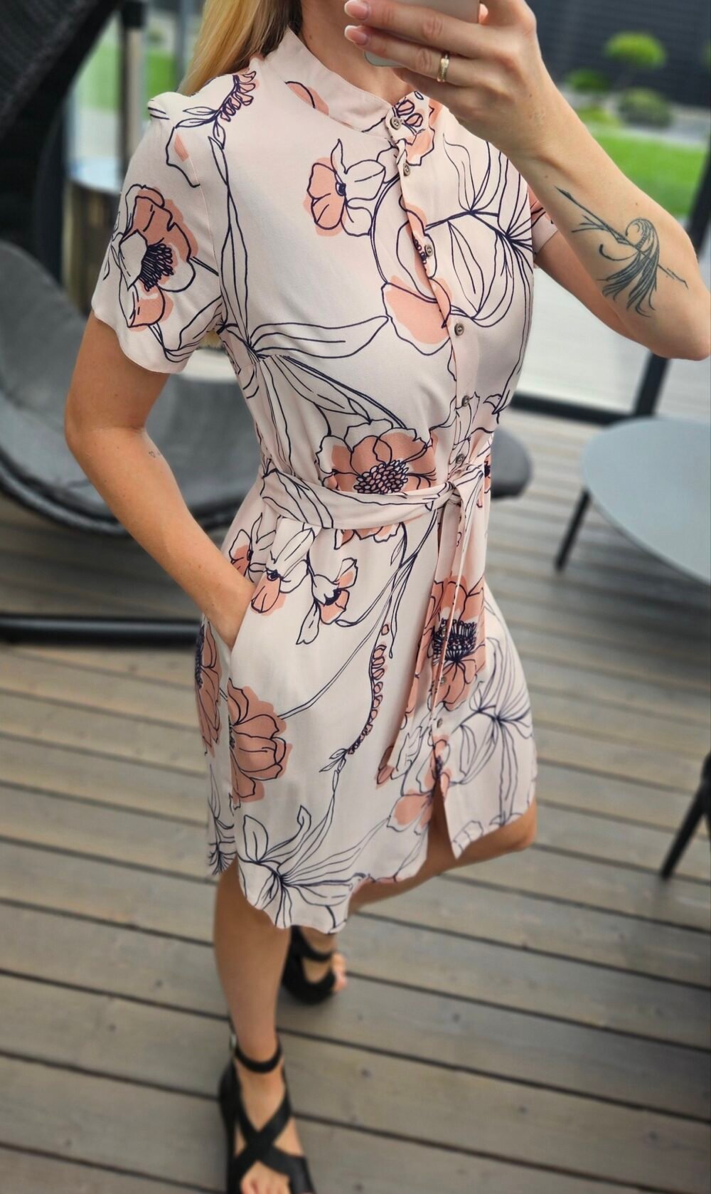 Suknelė "Bloom" rausva