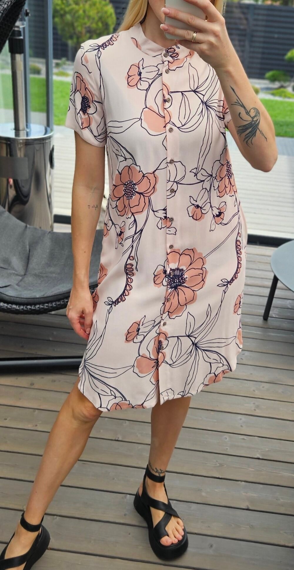 Suknelė "Bloom" rausva
