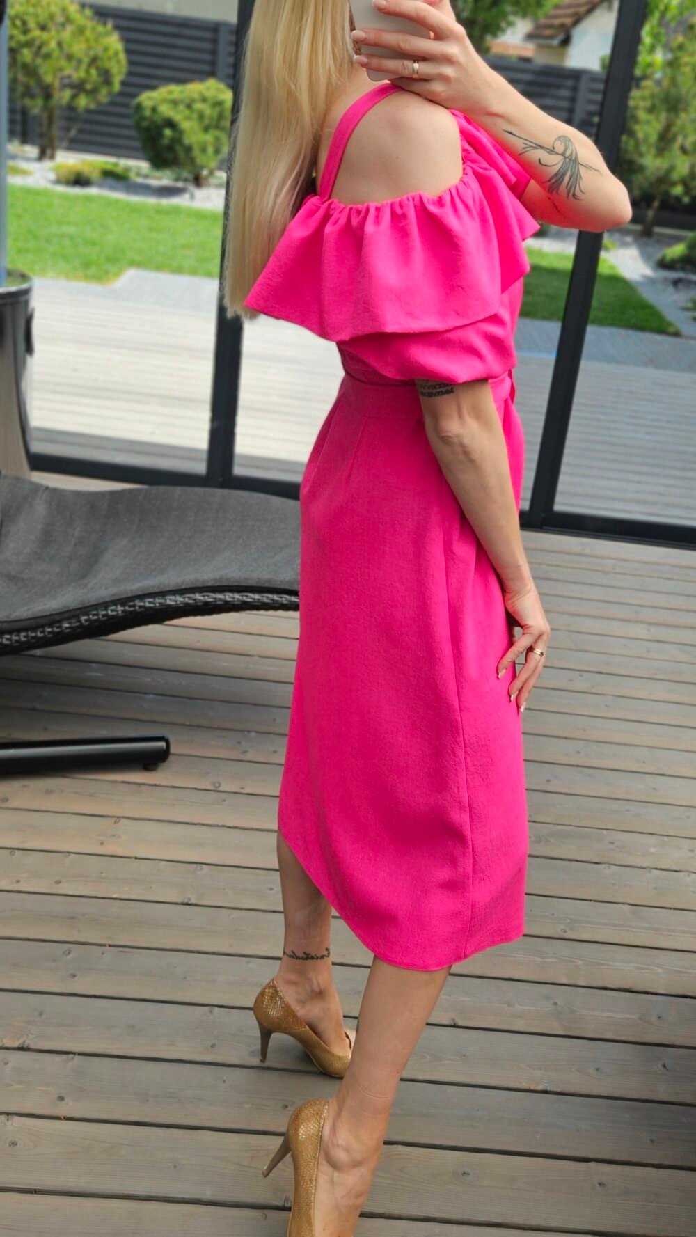 Suknelė "Aura" rožinė