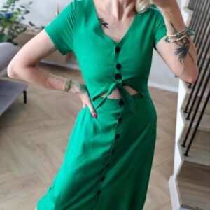Suknelė "Flirtas" žalia