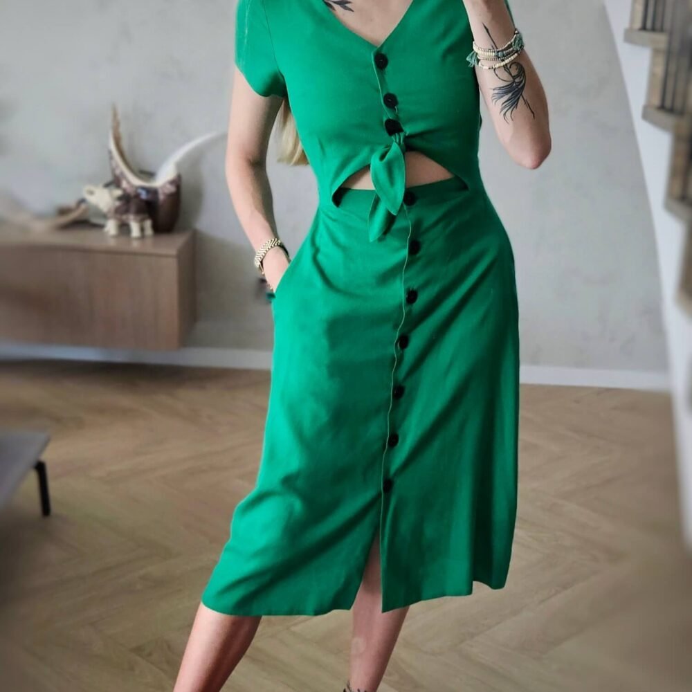 Suknelė "Flirtas" žalia