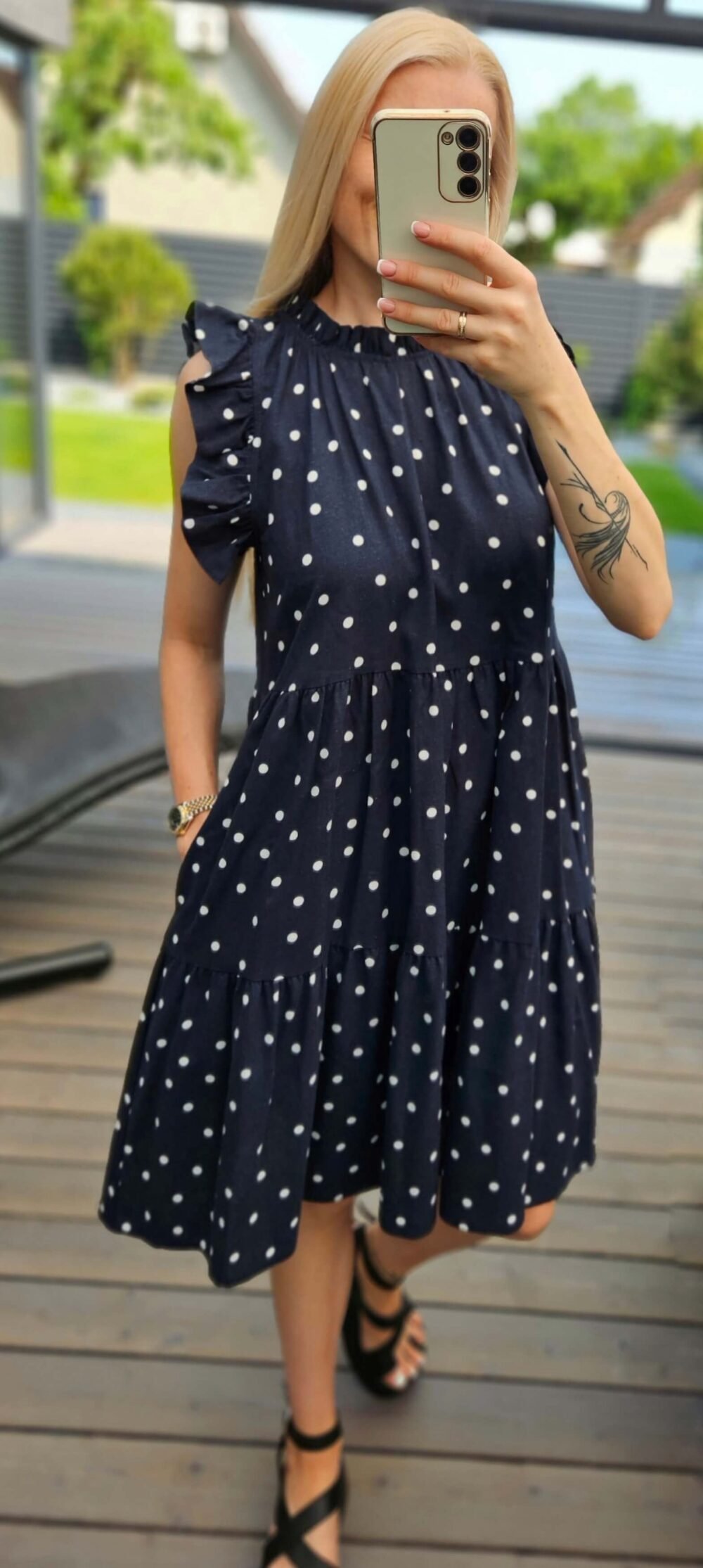 Suknelė "Ruffle Dot"