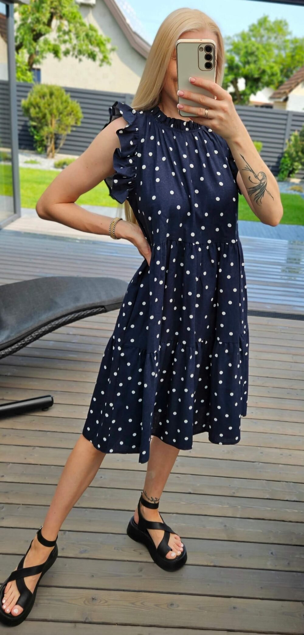 Suknelė "Ruffle Dot"