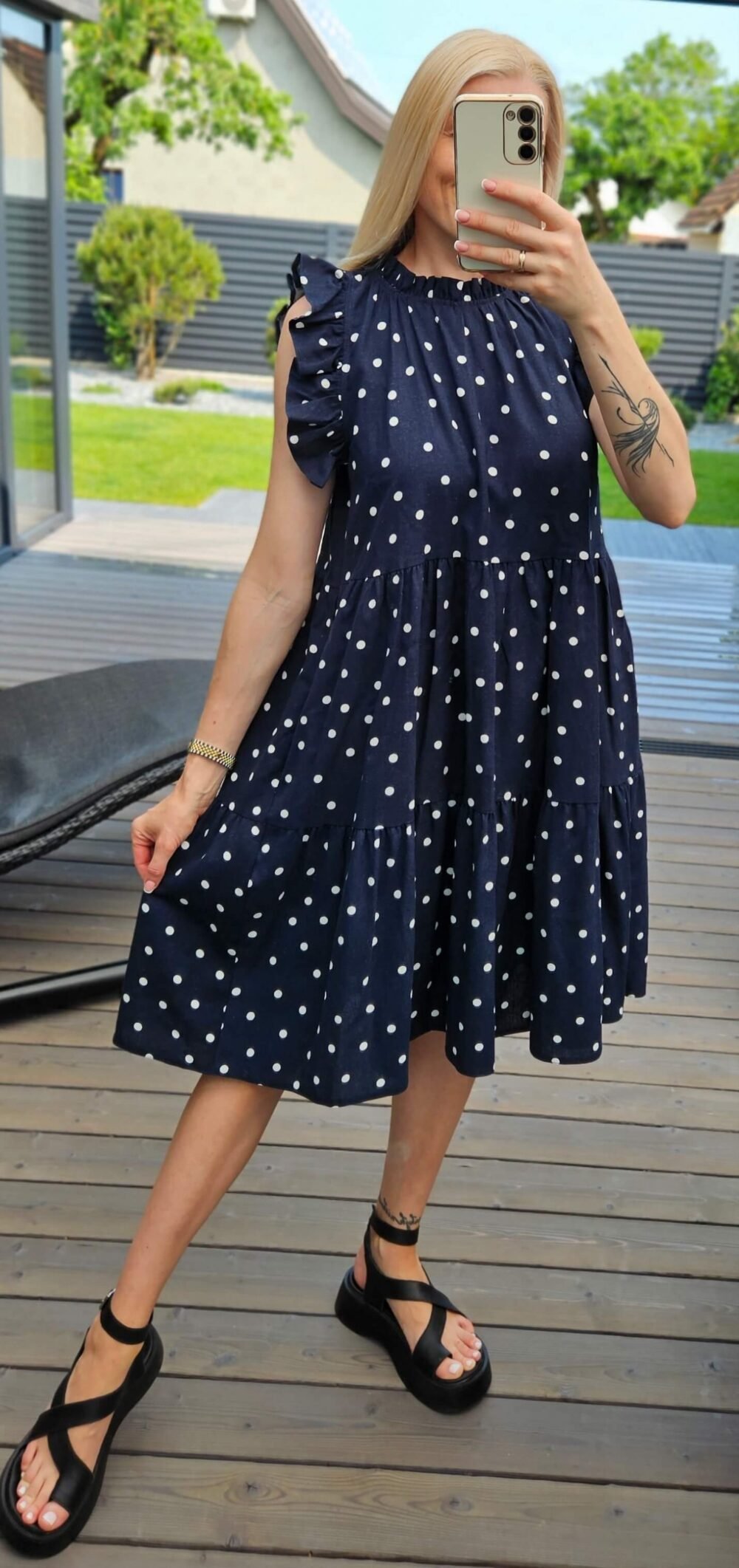 Suknelė "Ruffle Dot"