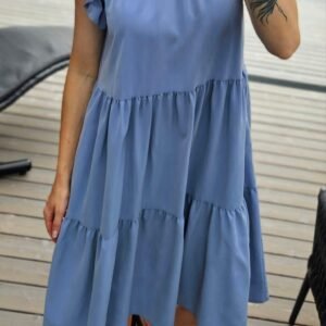 Suknelė "Ruffle' melsva