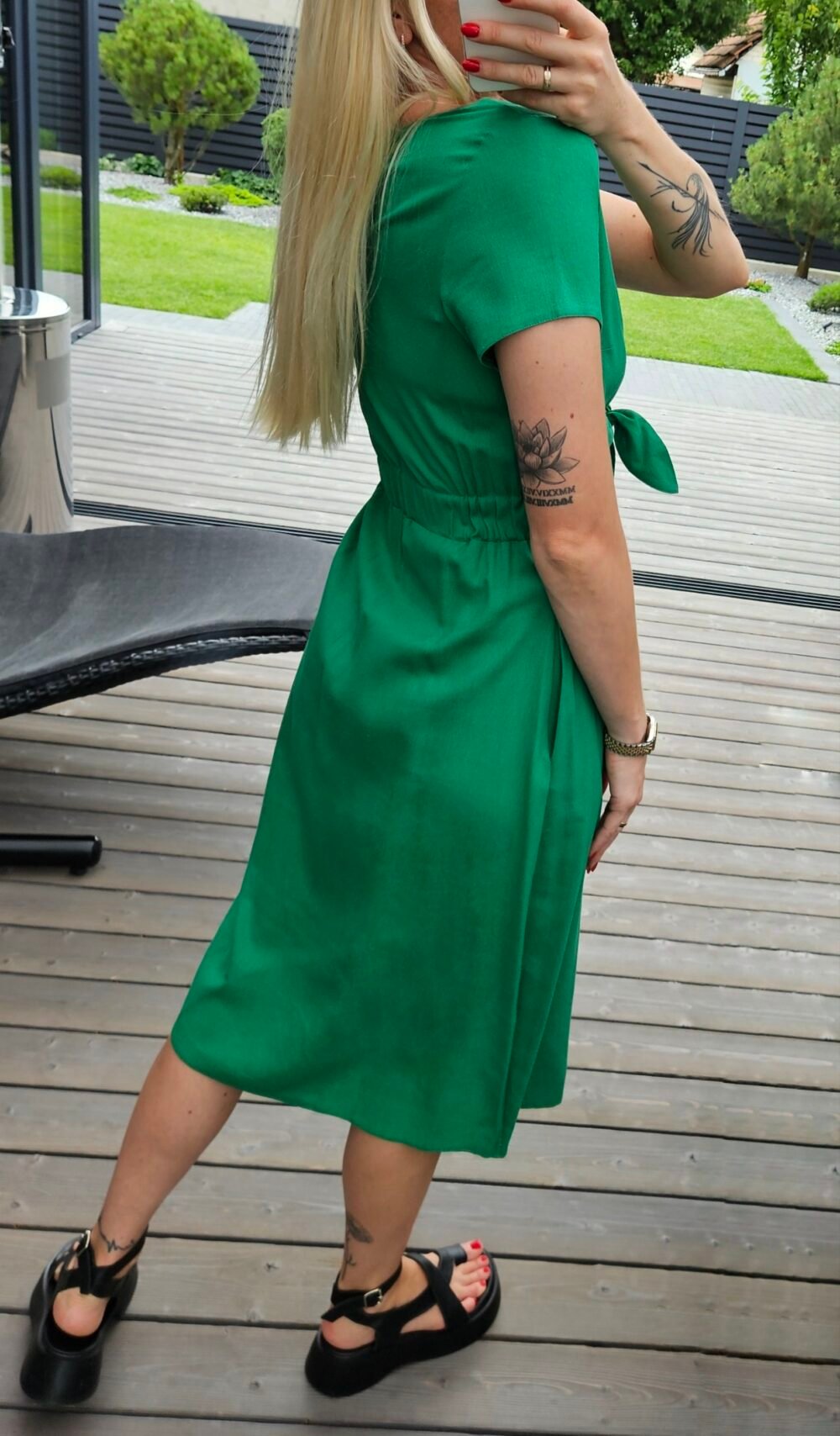 Suknelė "Flirtas" žalia