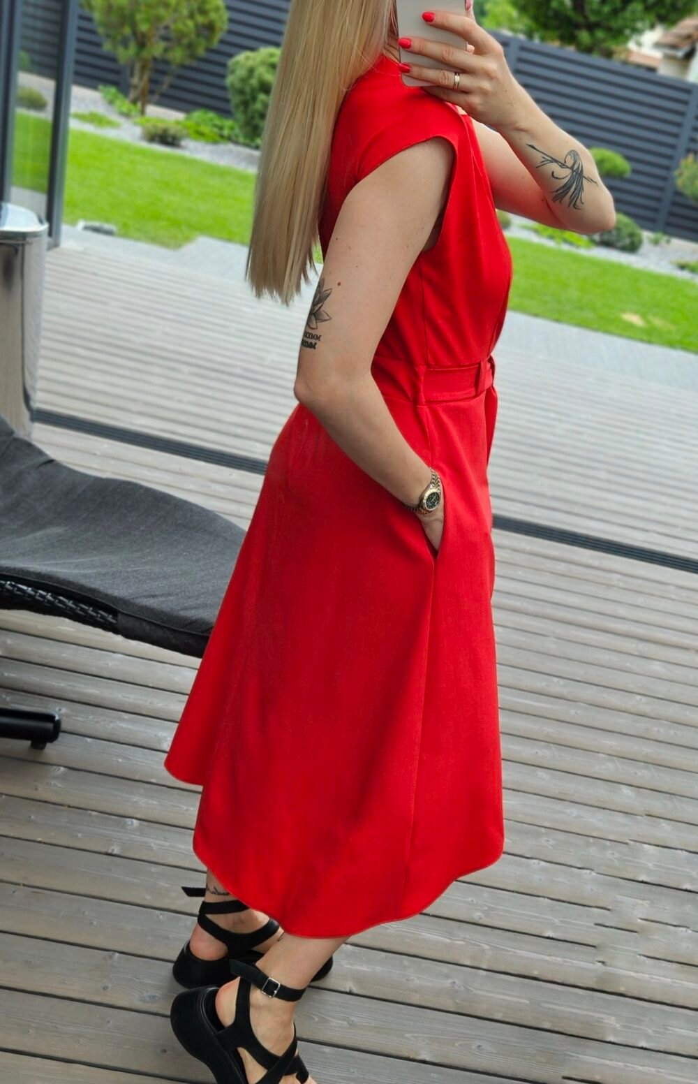 Suknelė "Liepsna" raudona