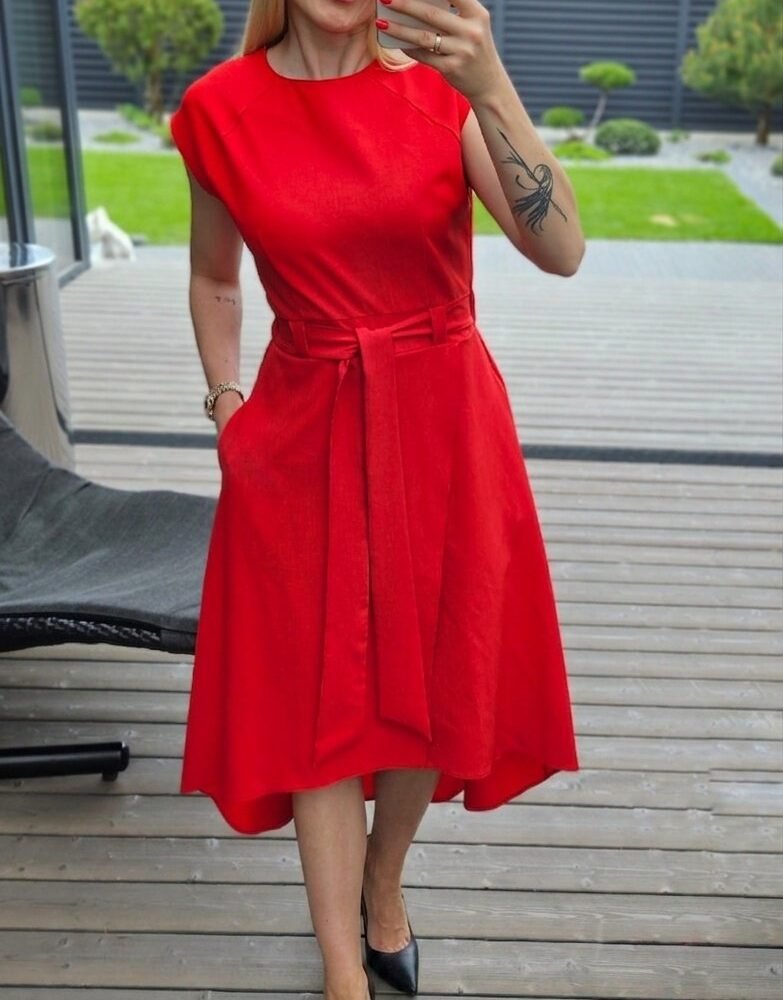 Suknelė "Liepsna" raudona