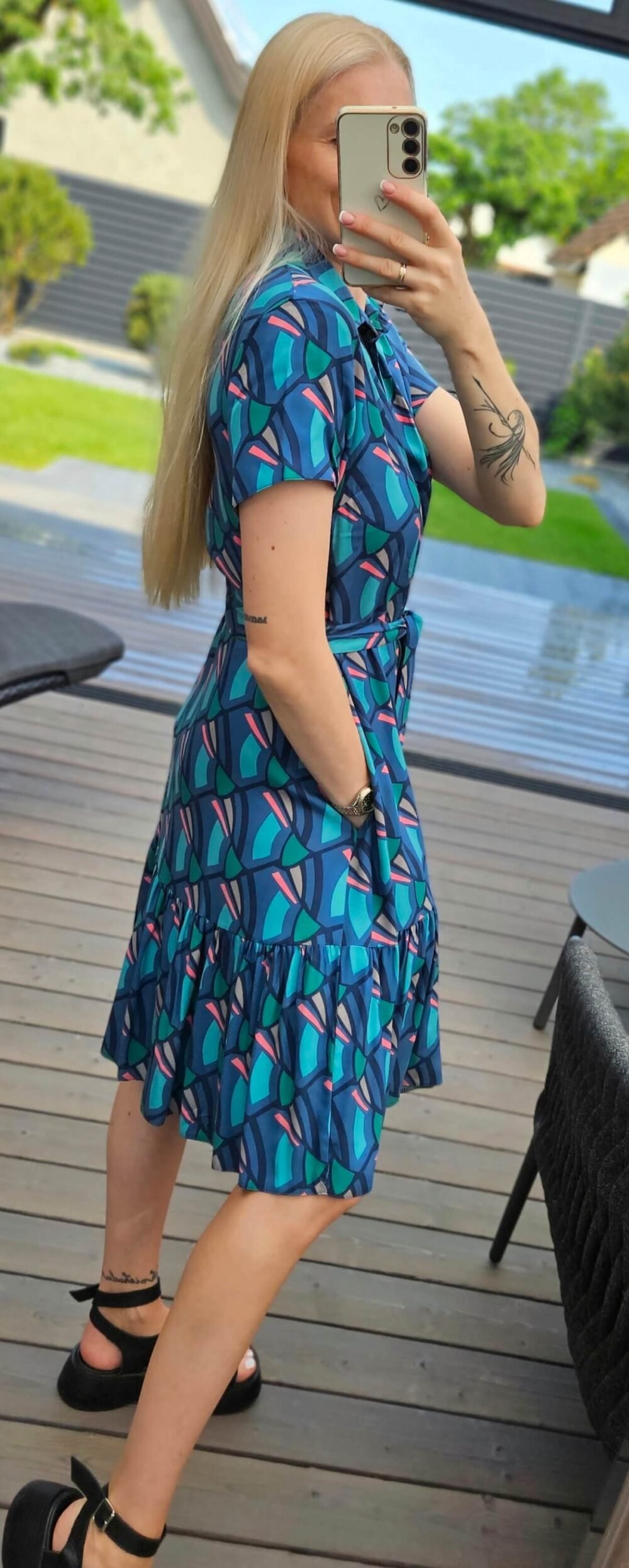 Suknelė "Vida" melsva