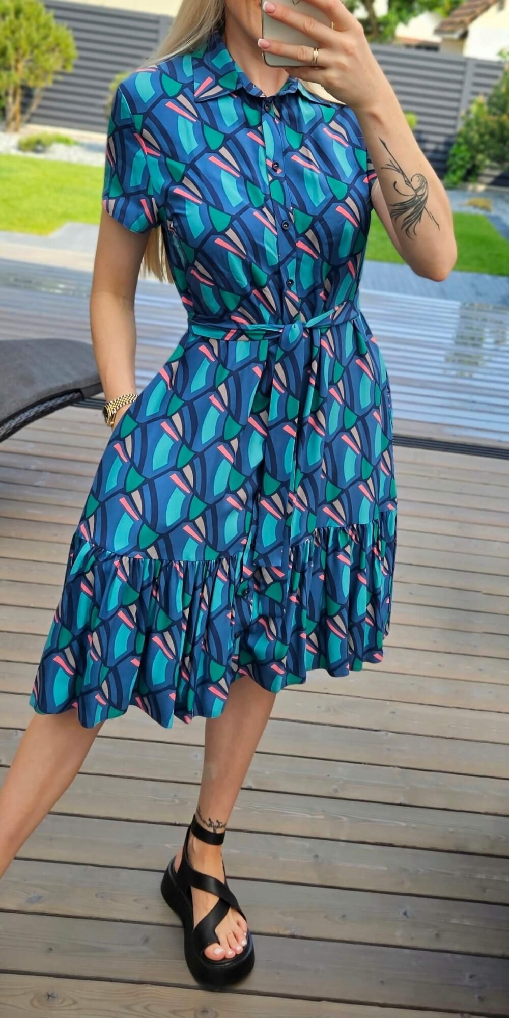 Suknelė "Vida" melsva