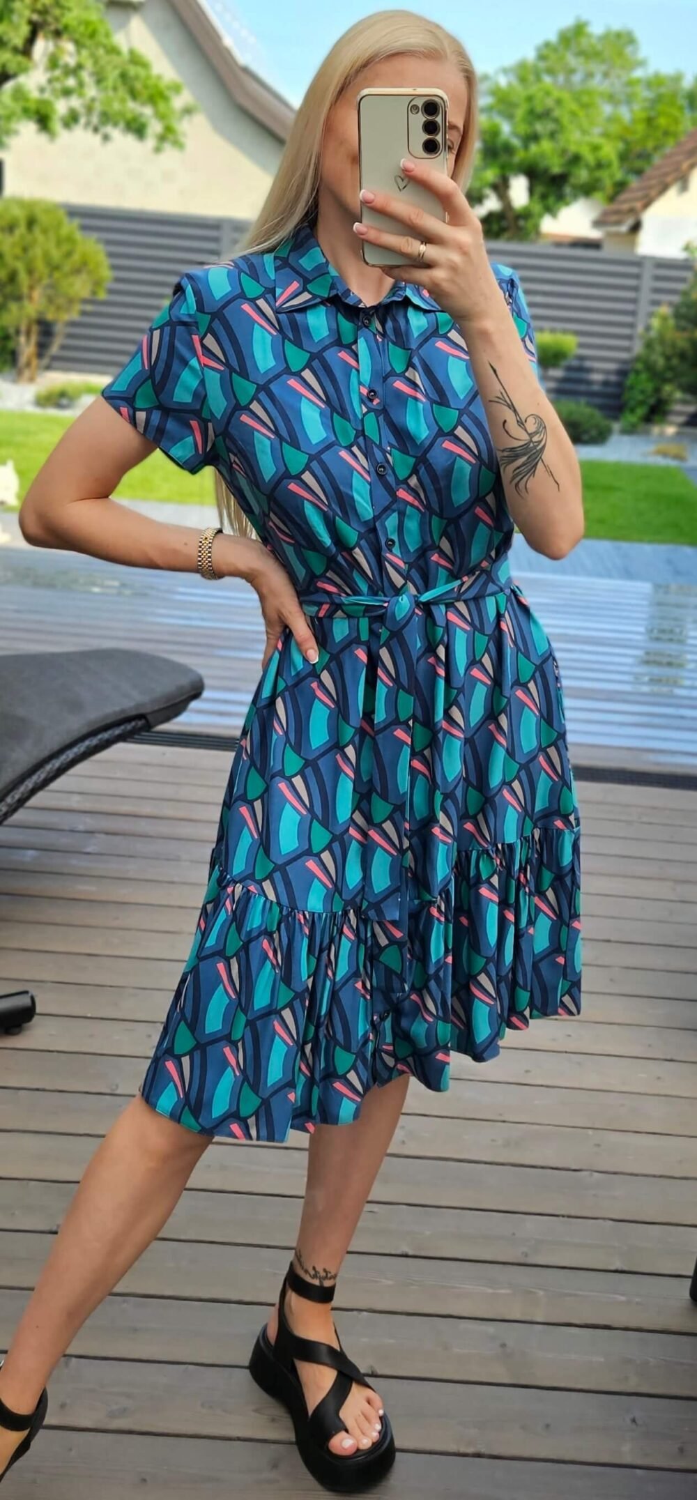 Suknelė "Vida" melsva