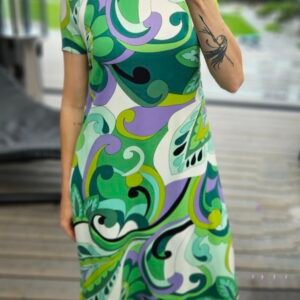 Suknelė "Bona" žalia