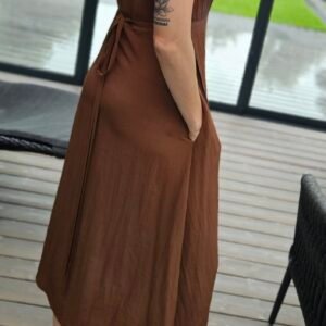 Suknelė "Vijo" ruda