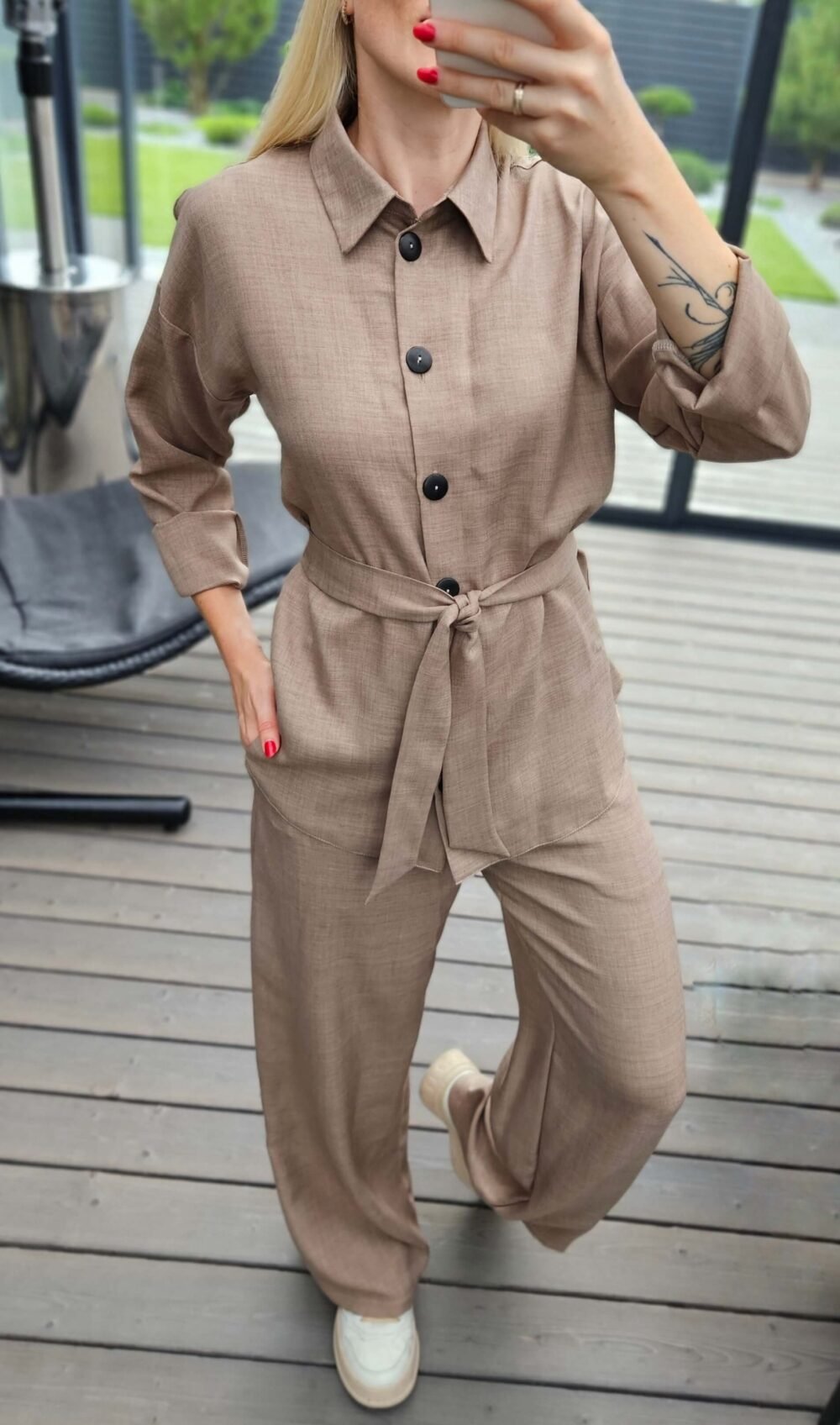 Kostiumėlis "Style" kakavos spalvos