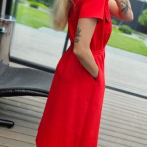 Suknelė "Pop" raudona