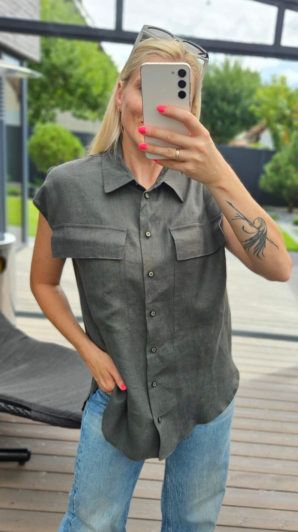 Marškiniai "Lina" chaki