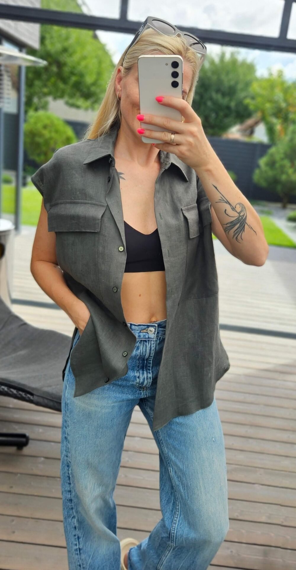 Marškiniai "Lina" chaki