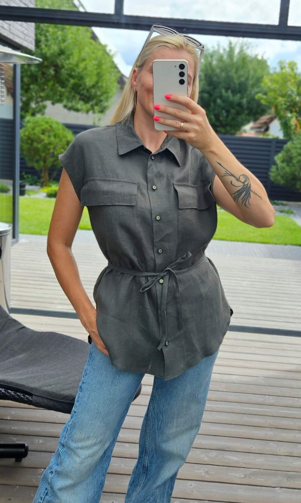 Marškiniai "Lina" chaki