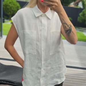 Marškiniai "Lina" balti