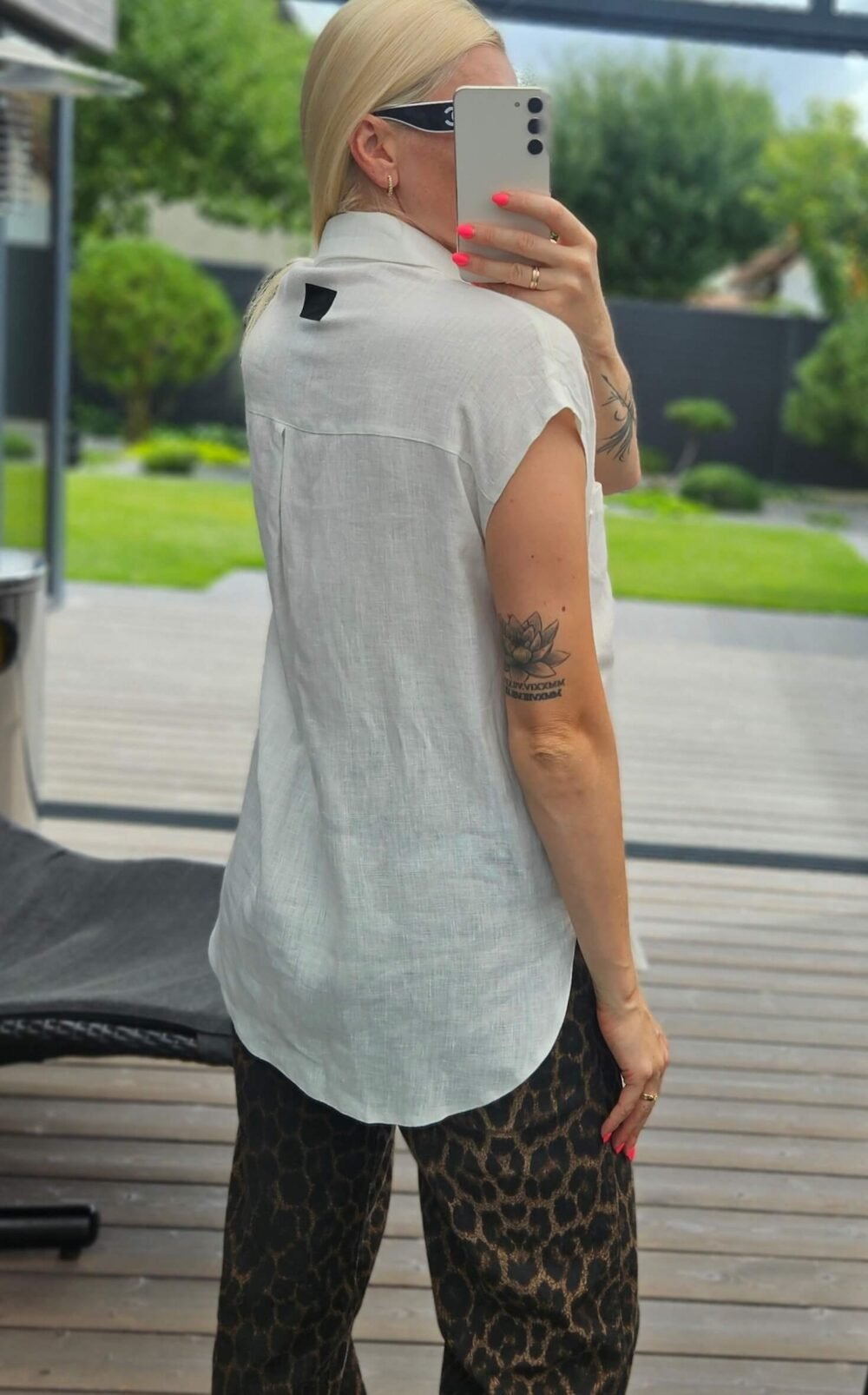 Marškiniai "Lina" balti