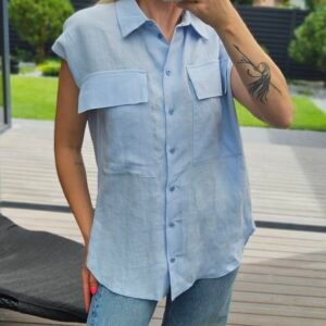 Marškiniai "Lina" žydri