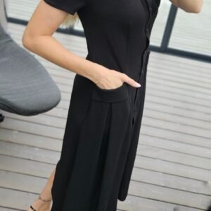 Suknelė "Bella" midi juoda