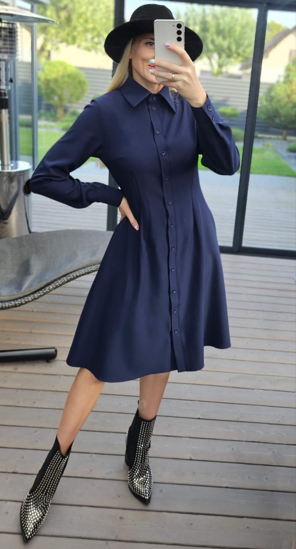 Suknelė "Amelija" t.mėlyna