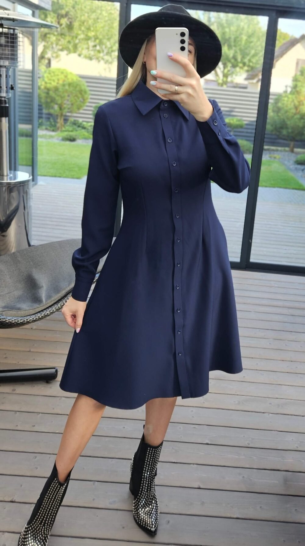 Suknelė "Amelija" t.mėlyna