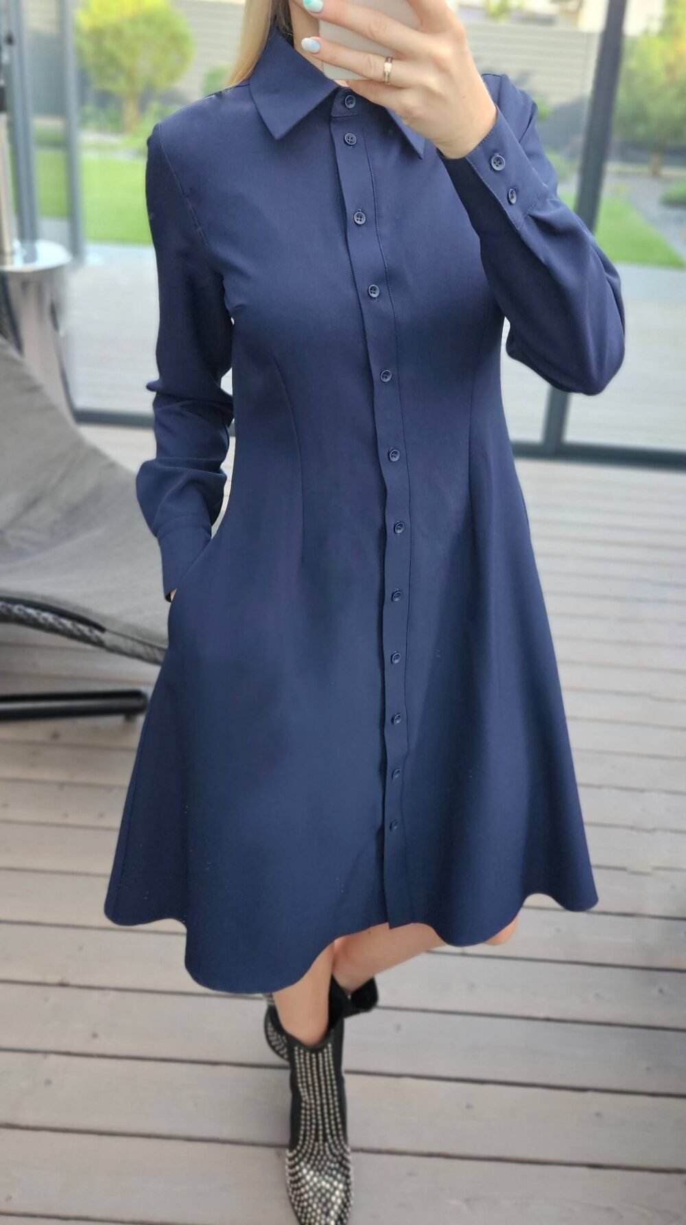 Suknelė "Amelija" t.mėlyna