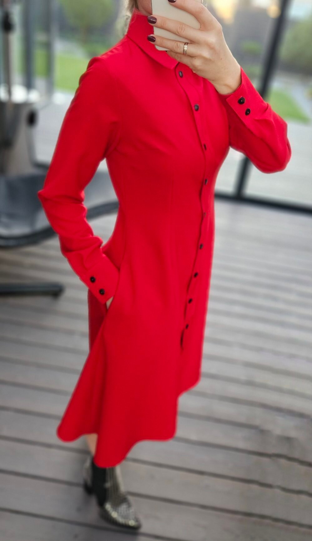 Suknelė "Amelija" raudona
