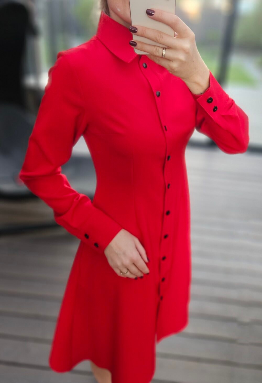 Suknelė "Amelija" raudona